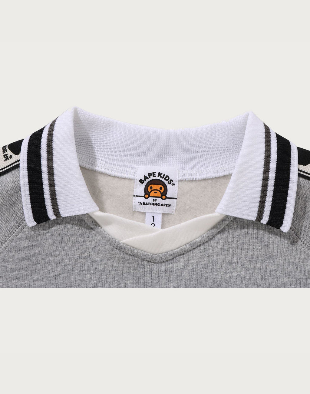BAPE TAPE RELAXED FIT CREWNECK SWEATSHIRT KIDS