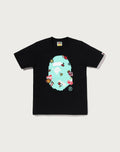 STICKERS ON APE HEAD TEE LADIES