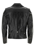 Saint Laurent leather zipped biker jacket