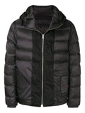 Ten C padded hooded jacket
