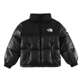 The North Face Nuptse Cropped Puffer Jacket in Black | 700-Fill