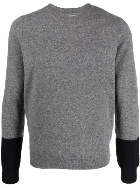 Comme Des Garçons Shirt two-tone wool jumper