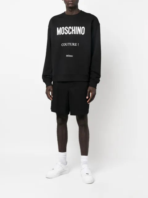 Moschino logo-print jumper
