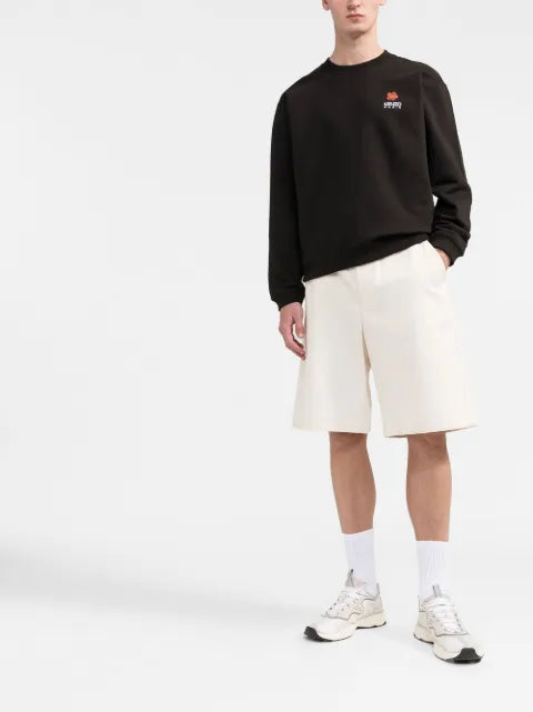 Kenzo Boke Flower-embroidered cotton sweatshirt