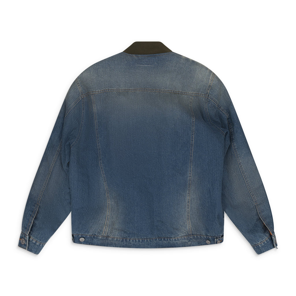 Green Split Bomber Jacket