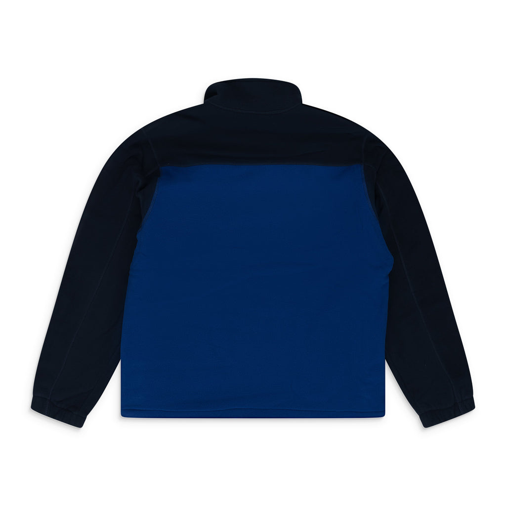 Royal Blue Low Pile Fleece Blocked Pullover