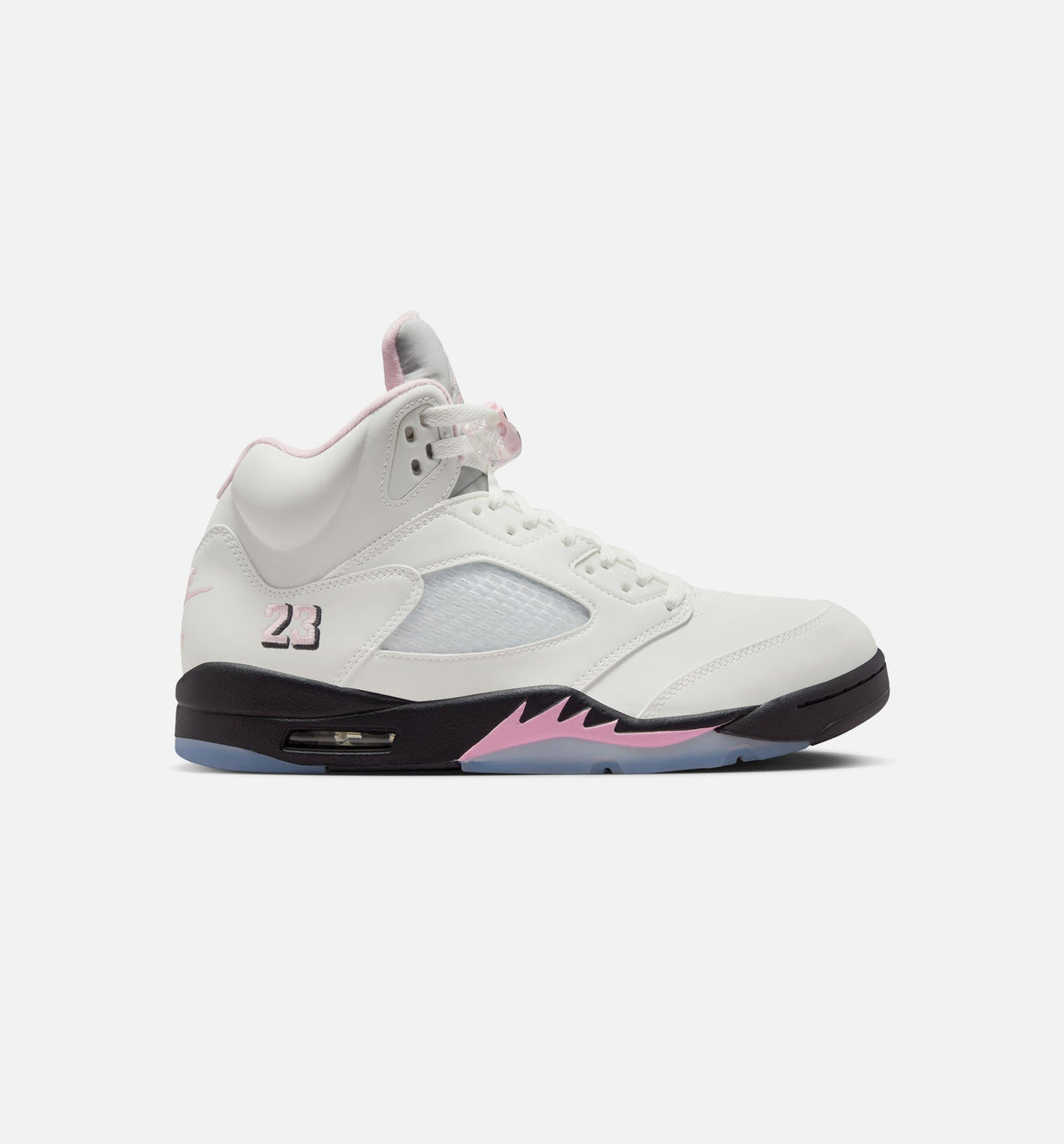 Air Jordan 5 Retro Medium Soft Pink Men's Lifestyle Shoe – White/Soft Pink/Black