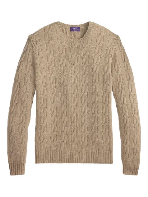 Ralph Lauren Purple Label cable-knit cashmere pullover