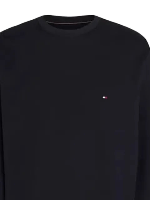 Tommy Hilfiger logo-embroidered crew-neck jumper