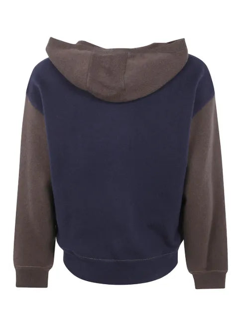 Emporio Armani contrasting-panel hoodie