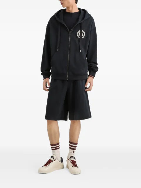 Dolce & Gabbana zip-up long-sleeve hoodie