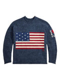 Polo Ralph Lauren flag intarsia crew-neck sweater