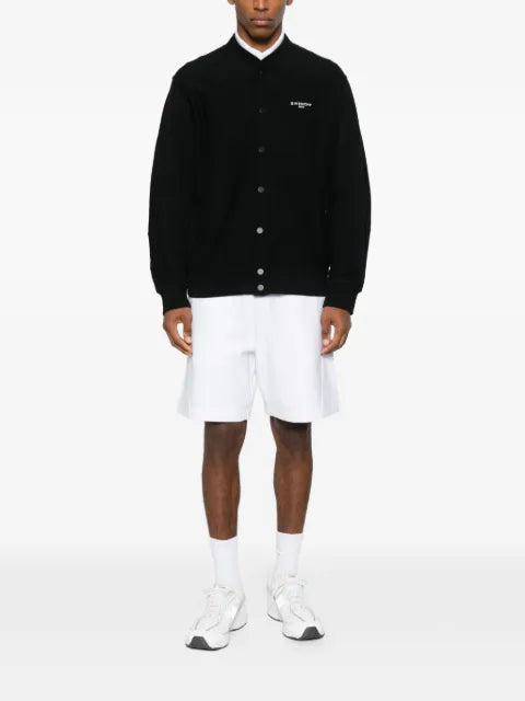 Givenchy Couture Seam cardigan in fleece embroidered Paris