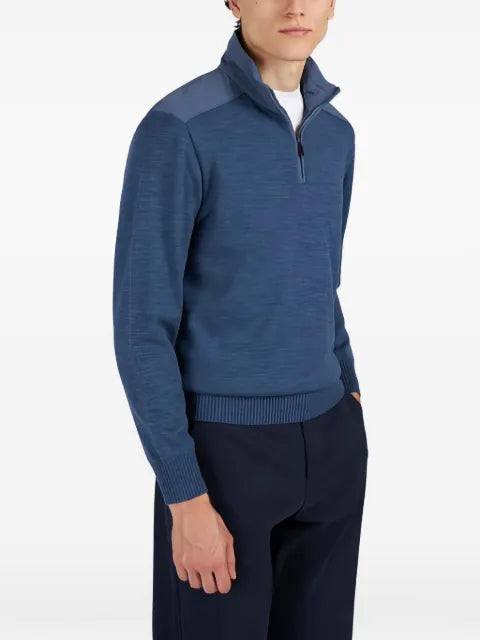 Paul & Shark half-zip detail sweater