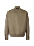Brioni patch-detail zip-up jacket