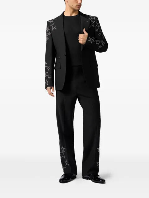 Philipp Plein studs star-detail blazer