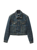 Versace distressed denim jacket