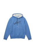 Lacoste flecked cotton-fleece hoodie