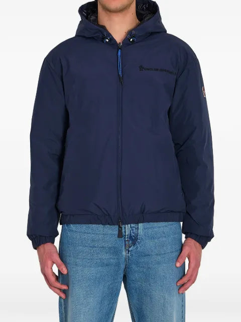 Moncler Grenoble Berguns reversible hooded down bomber jacket