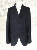 Comme Des Garçons Shirt graphic-print single-breasted blazer