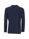 Marchesani honeycomb-weave slim-fit blazer