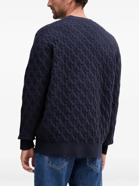 Calvin Klein Jeans monogram-pattern sweater