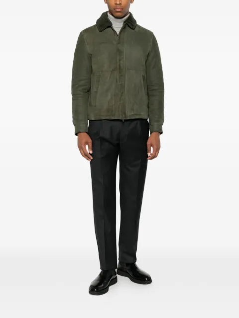 Tagliatore Stow suede jacket