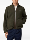 Hackett London Heritage Badge teddy-fleece jacket