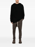 Rick Owens knitted hooded sweater