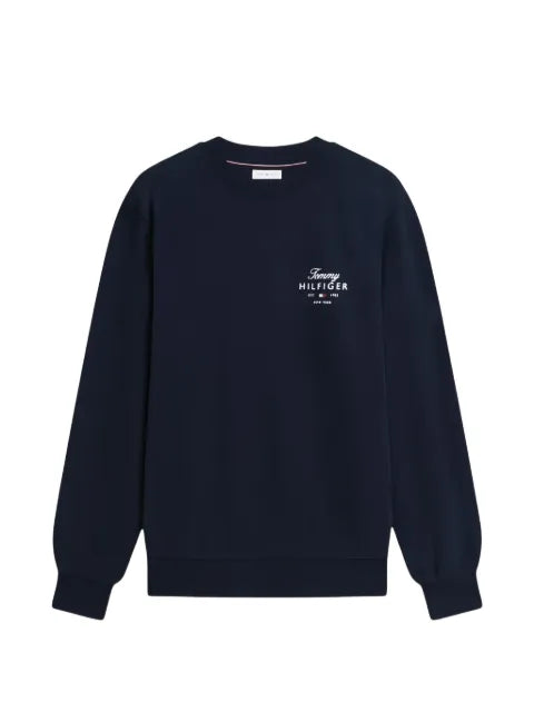 Tommy Hilfiger Stack logo-embroidered crew-neck sweatshirt