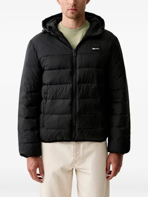 Karl Lagerfeld Jeans hooded quilted jacket