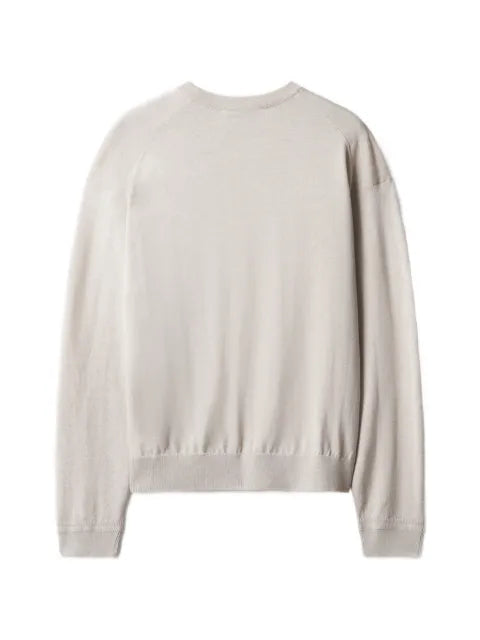 Maison Kitsuné logo-patch sweater