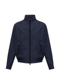 Paul & Shark logo-plaque high-neck jacket