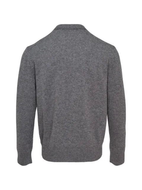 SOLID HOMME V-neck knitted cardigan