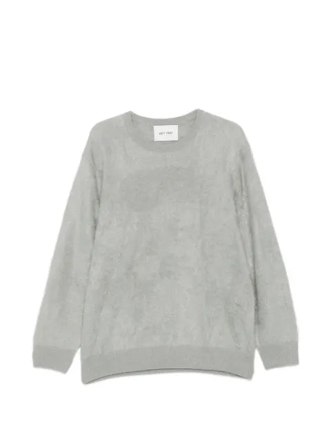 Soft Goat crew neck brushed-knit sweater
