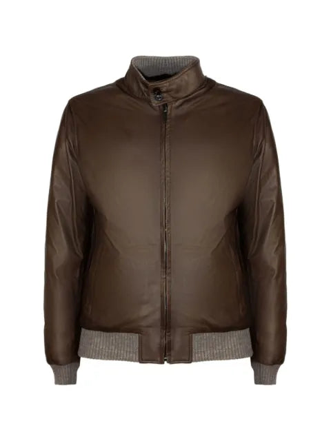 VOLFAGLI reversible leather jacket
