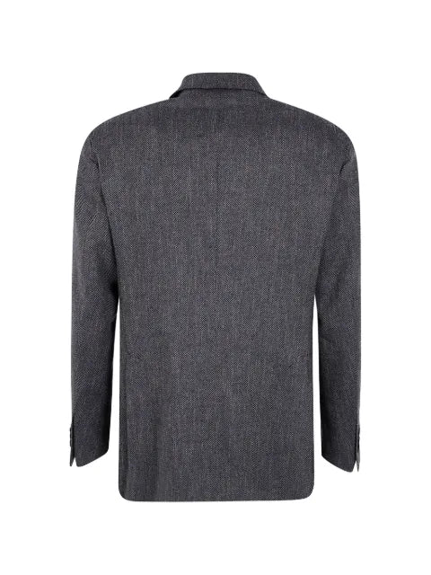 Tagliatore Montecarlo herringbone blazer