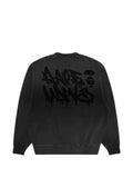 AAPE BY *A BATHING APE® Moonface-patch graffiti-print sweater
