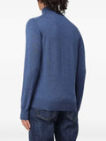 BROOKSFIELD logo-embroidered roll-neck sweater