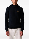 Aeronautica Militare ribbed-knit hoodie