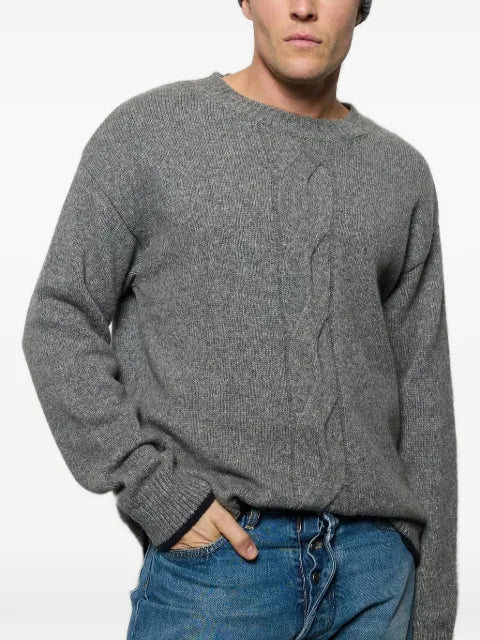CESAR CASIER Montana cable-knit sweater