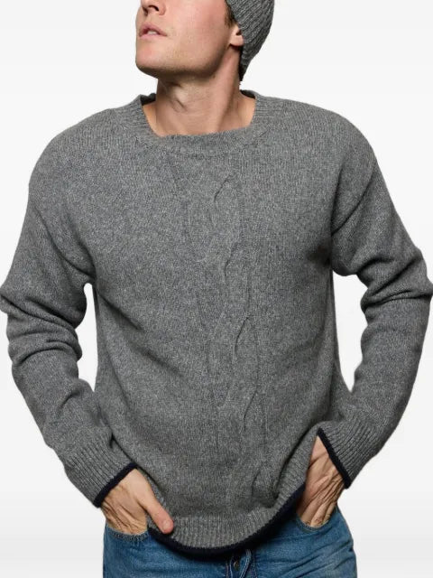 CESAR CASIER Montana cable-knit sweater