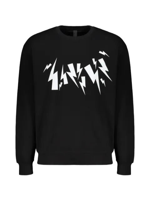 Neil Barrett Fair Isle Thunderbolt sweatshirt