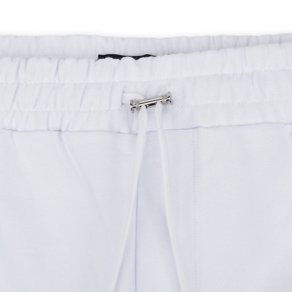 White MA Watercolor Bar Sweatshorts