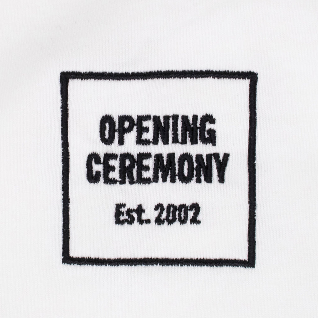 White Mini Box Logo Tee