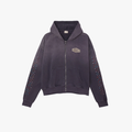 AZVA Crystal Cactus Zip hoodie Vintage Black