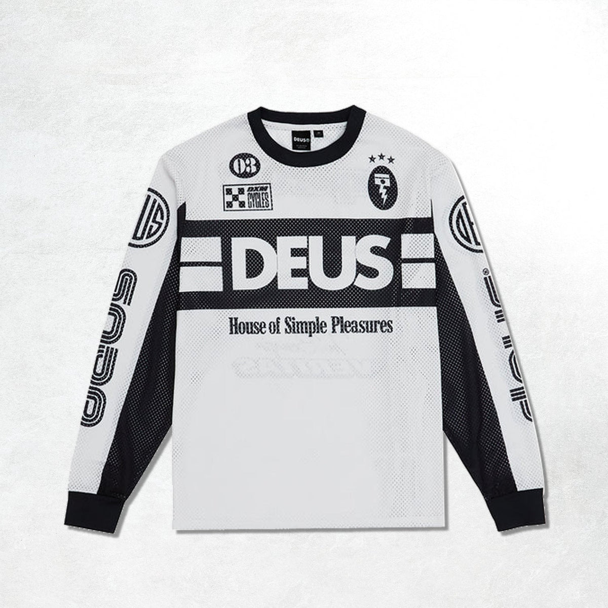 Deus Off Road Mx Jersey 2.0: Dirty White