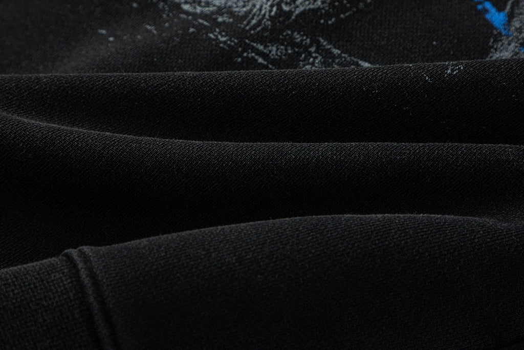 Off-White Pocket Portrait Letter Print Pullover Hoodie Unisex