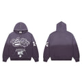Vale Forever Valley Property Crest Contrast Stitch Vintage Wash Full-Zip Hoodie purple