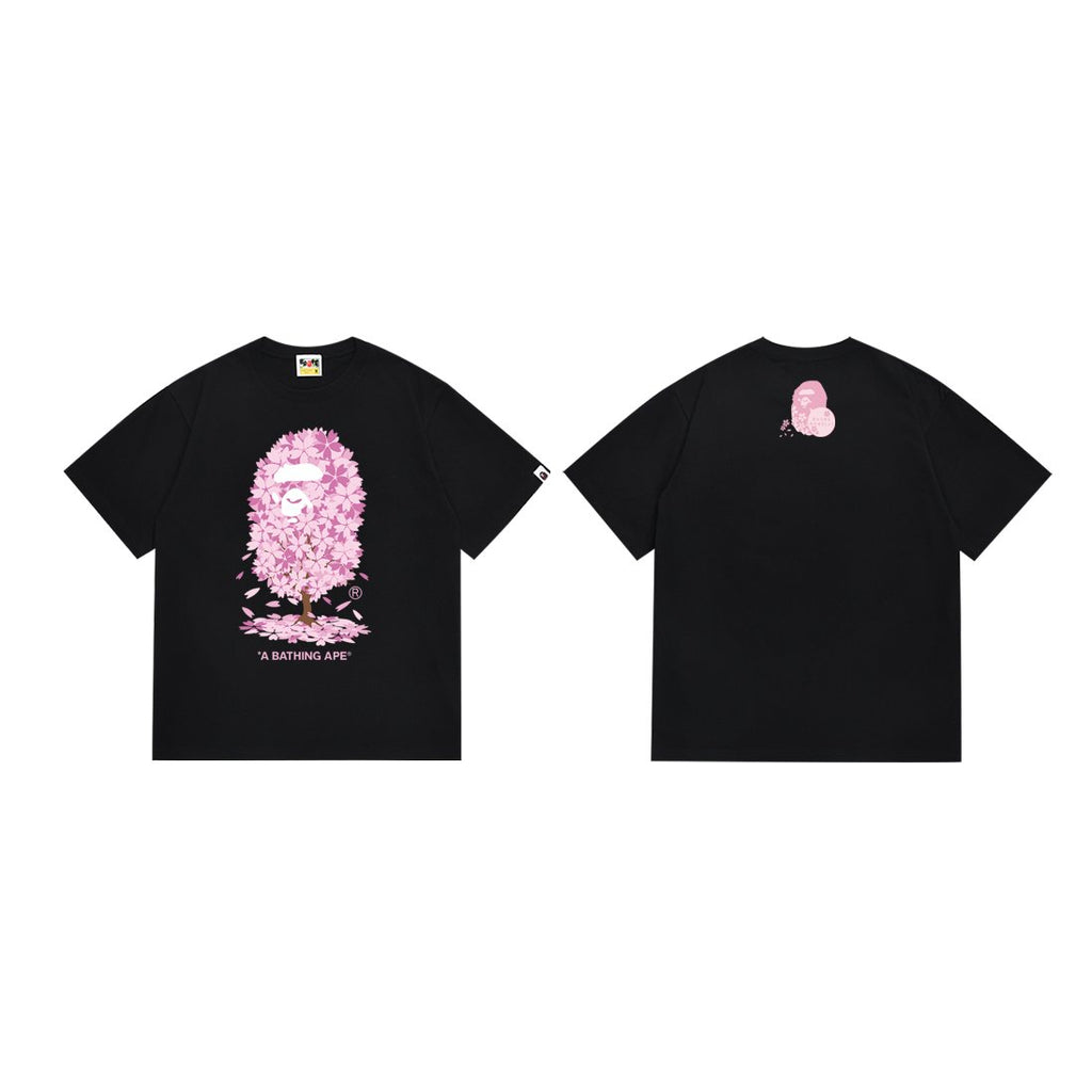 BAPE Pink Graphic Short-Sleeve T-Shirt